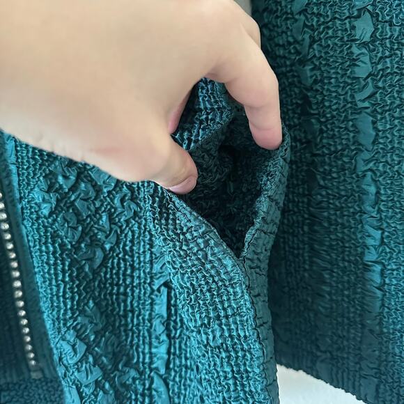 Vintage Womens Magic It Fits Textured Zip-Up Jacket Size S Maximalist Eclectic - Picture 4 of 9